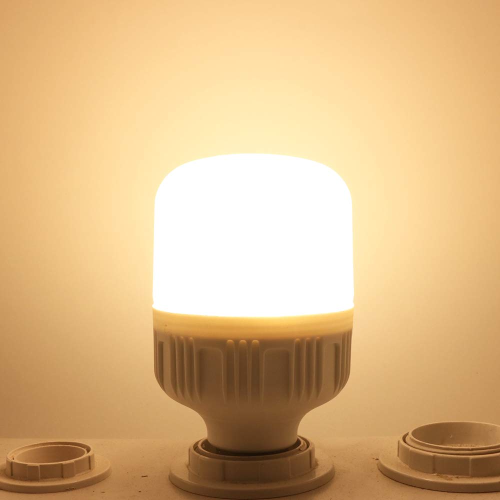 Mengjay E27 LED Glühbirne 36W 2700K-3000K Warmweiß ersetzt 350W Halogenlampe 360° Abstrahlwinkel 3600 Lumen Nicht Dimmbar 15er Pack