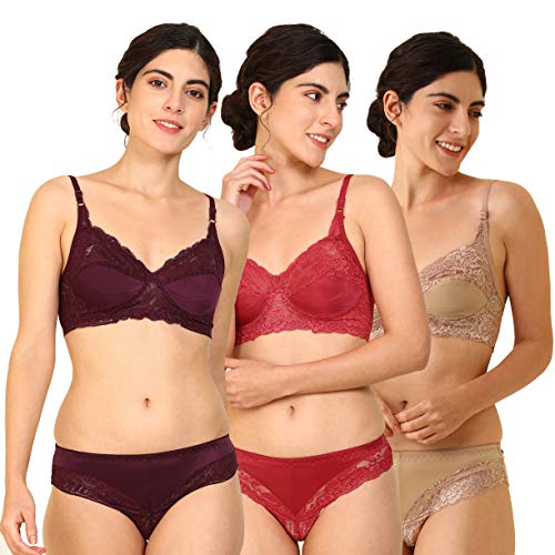 Image of Fashion Comfortz Women's Bra Panty Set