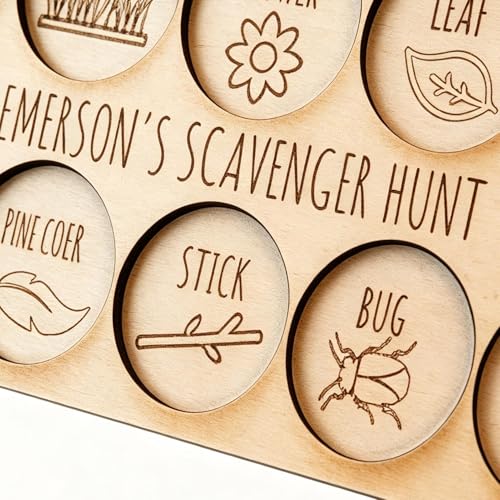 Juego de caza del tesoro de madera el regalo ideal para explorar en el césped 6