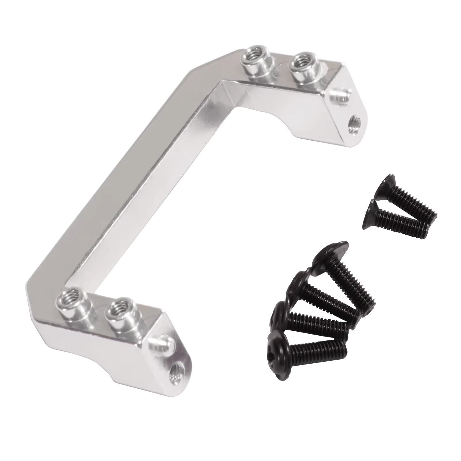 Części zamienne do Wltoys 12428 12423 12427 12429 Metalowy uchwyt mocujący serwo odpowiedni pilot samochodowy akcesoria i części do aktualizacji poziomu (srebrny)