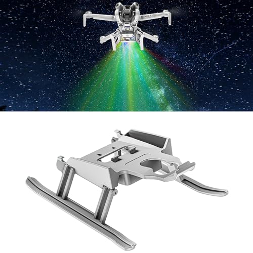 ZLYLVRC Foldable Landing Gear with Flash LED Light for DJI Mini 4 Pro Drone Landing Gear Leg Extension Kit for Mini 4 Pro Accessories