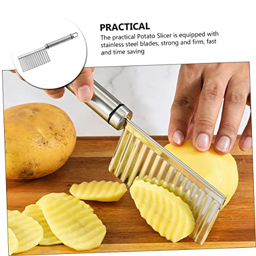 Cortador de papas Hemobllo en acero inoxidable miniatura 6