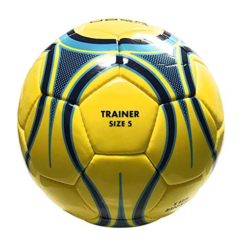 Uber Soccer Trainer Ball (Yellow/Blue, 5)