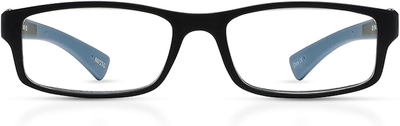 SportexSAV Men's AR4160 Reading Glasses - Flexible, Durable, Ultra-Lightweight, High-Performance Readers For Men, Blue, 1.25