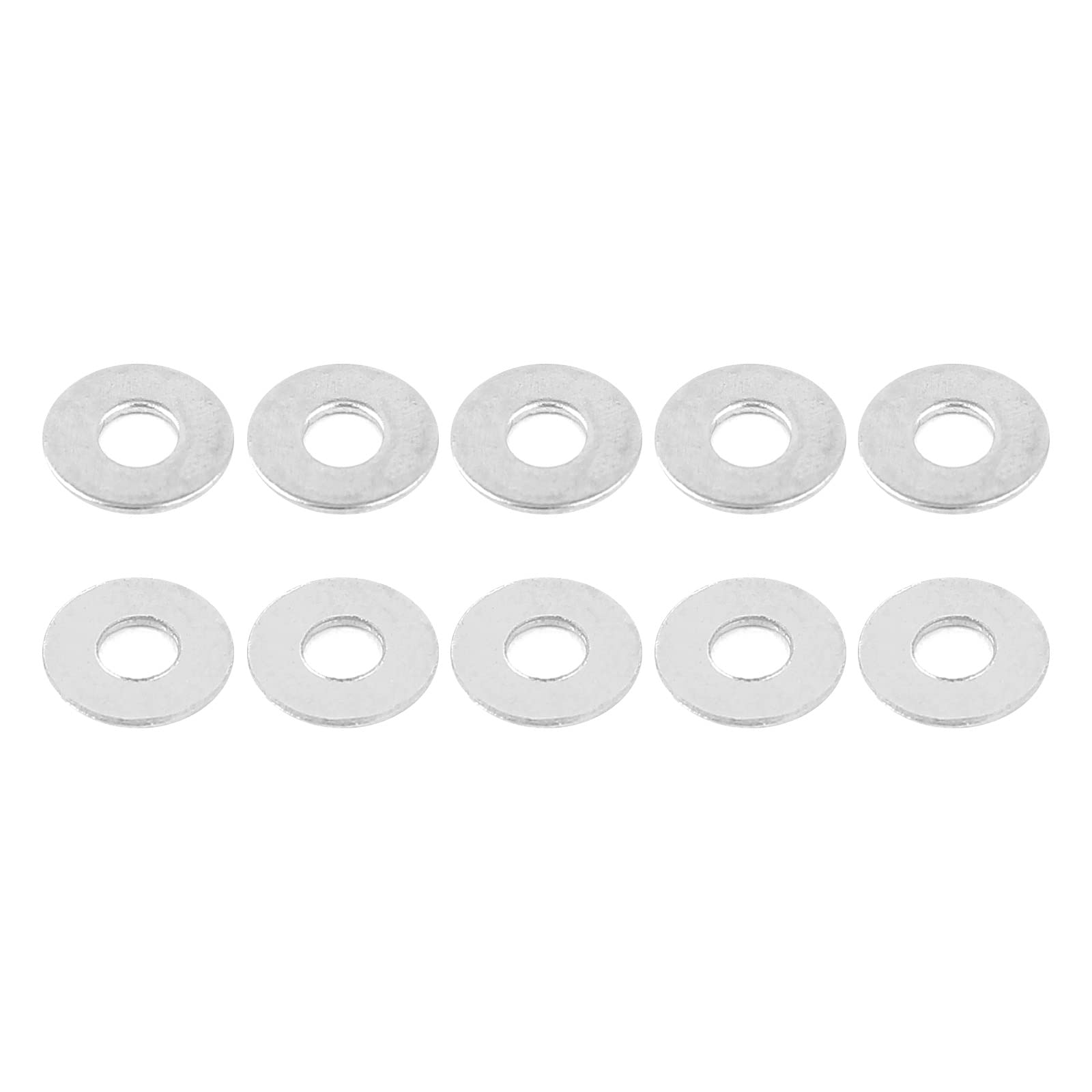 DTGN 3mmx8mmx0.8mm(IDxODxT) 304 Stainless Steel Flat Washers, 500Pack, Good for Industrial Machinery, Flat Ring Gaskets