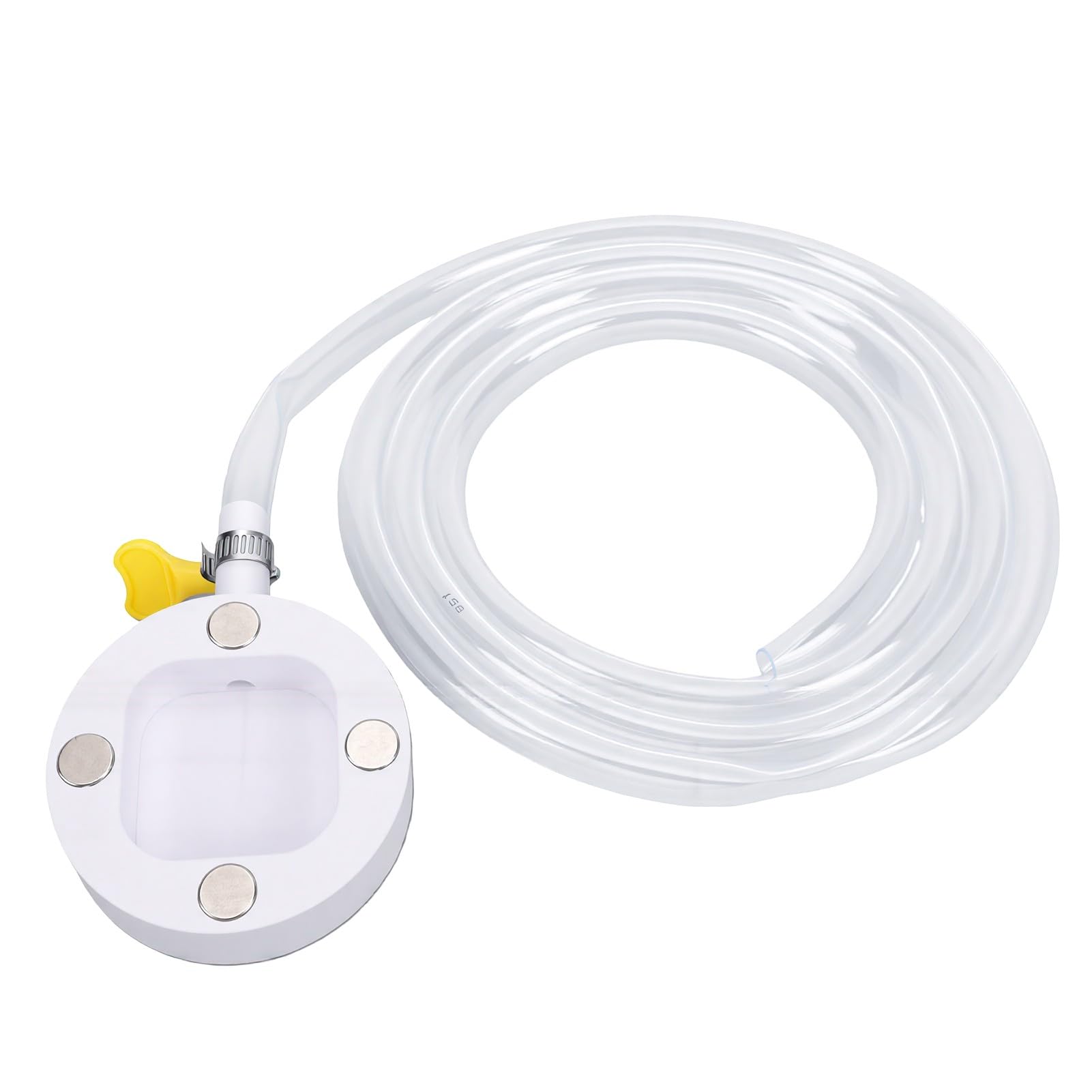 ACOGEDO Magnetic Window AC Drain Kit, 6ft Transparent PVC Hose with Stainless Steel Clip, for Window and Split Air Conditioners (6FT)