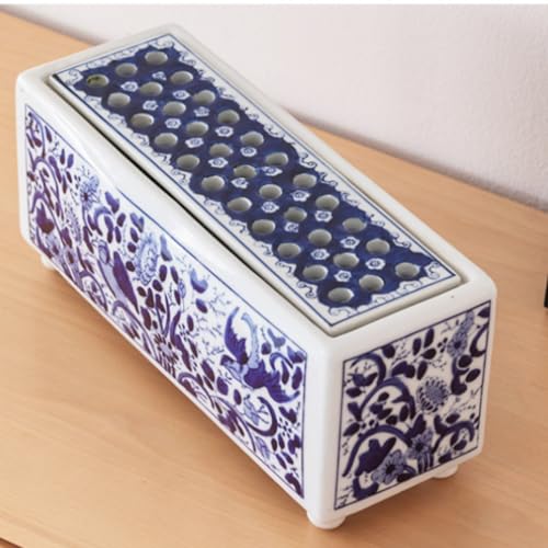 Vase en céramique rectangulaire pour grands arrangements floraux