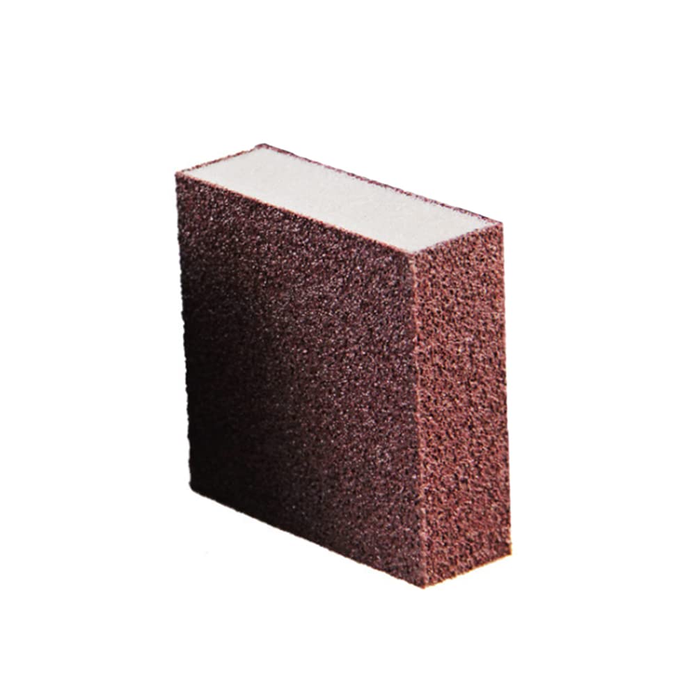 12 pezzi di spazzola in spugna al carborundum, spugne abrasive da cucina, spugne Caspian Stone Pot Clean Brush Rust Eraser Grit Scouring Sponge