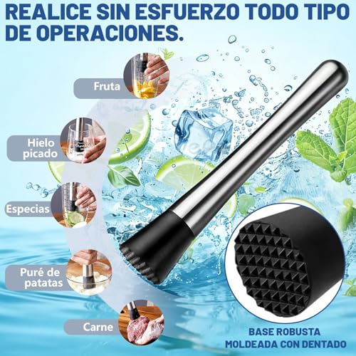 La Mejor Lista de Cucharas para cócteles los 10 mejores. 24 Imagen adicional