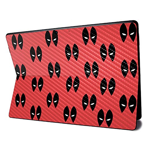 Image of MightySkins Carbon Fiber Skin for Microsoft Surface Pro X - Dead Eyes Pool | Textured Carbon Fiber Finish | Easy to Apply, Remove, and Change Styles | Made in The USA