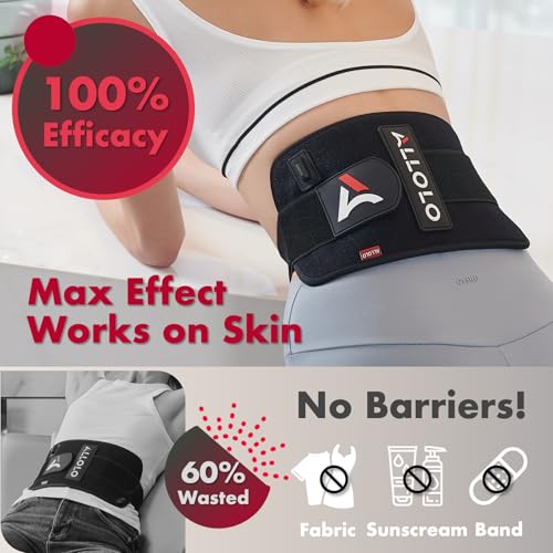 Image of Red Light Therapy for Body, 3 in 1 LEDs Red Light Therapy Belt with Timer Remote Control, 660nm 850nm Infrared Light Therapy Pad for Body Waist Shoulder Knee, 12.3 inch x 6 inch Large Area