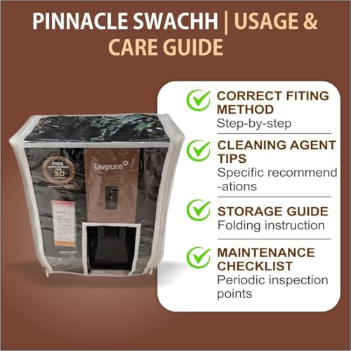 Image of Water Purifier Cover Compatible With Livpure Pack of 1 (LIV ALLURA COVER)