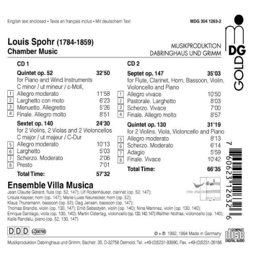 Vista 2 de Spohr Chamber Music