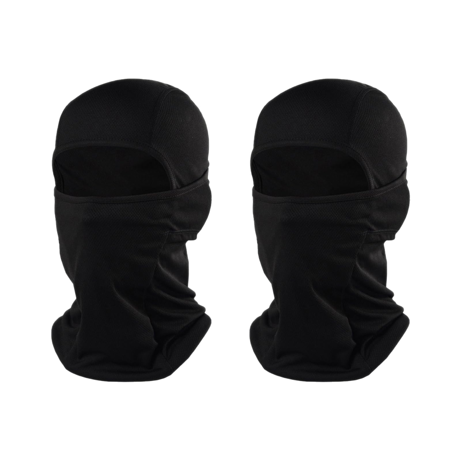 2 PCS Cagoule Moto Automne-Hiver Balaclava, Cagoule Masque de Ski Coupe-Vent Respirant Thermique Cagoules de Moto pour Vélo Ski Running Snowboard, pour Hommes et Femmes, Anti Poussiere