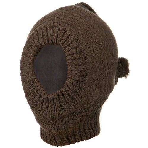 Solid Children Ski Mask - Brown #TOP4