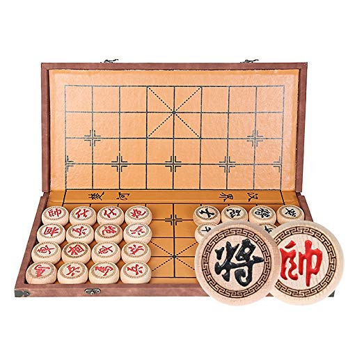 Chess Chinese Chinese Set Solid Wood Portable Folding Game Furniture Leisure And Entertainment Items Foldable Chessboard Nanzhu Material (Size : 4.0#)