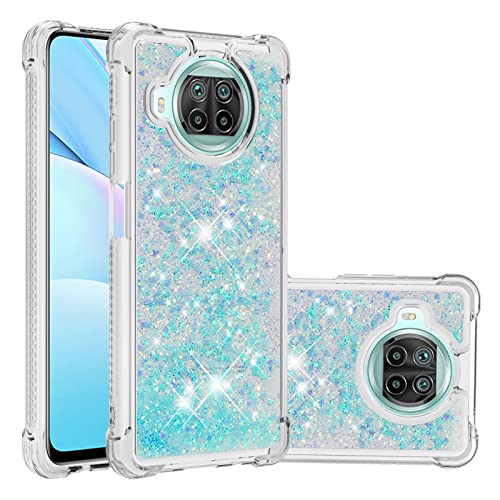 Coque Xiaomi Mi 10T Lite 5G antichoc en silicone souple avec sable mouvant pailleté