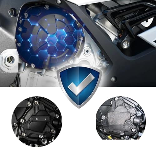 Funda para ZX-10R protectora de motor contra caídas con textura de carbono 2