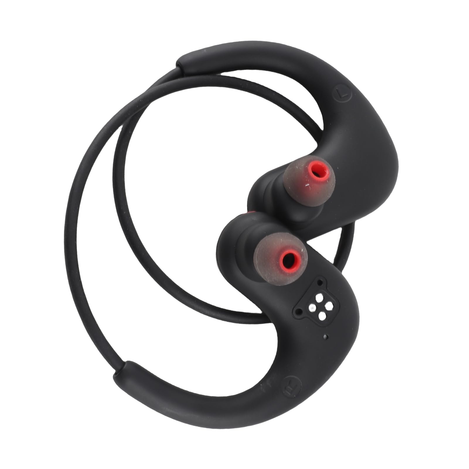 Wakects Auricolare Bluetooth Impermeabile con Memoria da 8 GB IPX8 ABS Cuffie Sportive Sospese Posteriori Riproduzione da 7 a 8 Ore per gli Utenti di Nuoto e Corsa in Palestra (rosso)