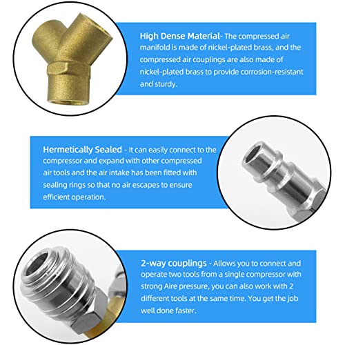 Distributore aria Compressa in Ottone Antiruggine