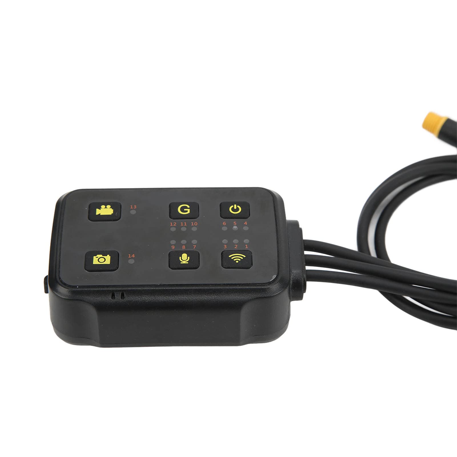 KIMISS Cámara de Salpicadero para Motocicleta con Grabación Dual de 1080P, Resistente Al Agua IP67, Sensor de Gravedad y Control de Aplicación para Cámara Delantera y Trasera