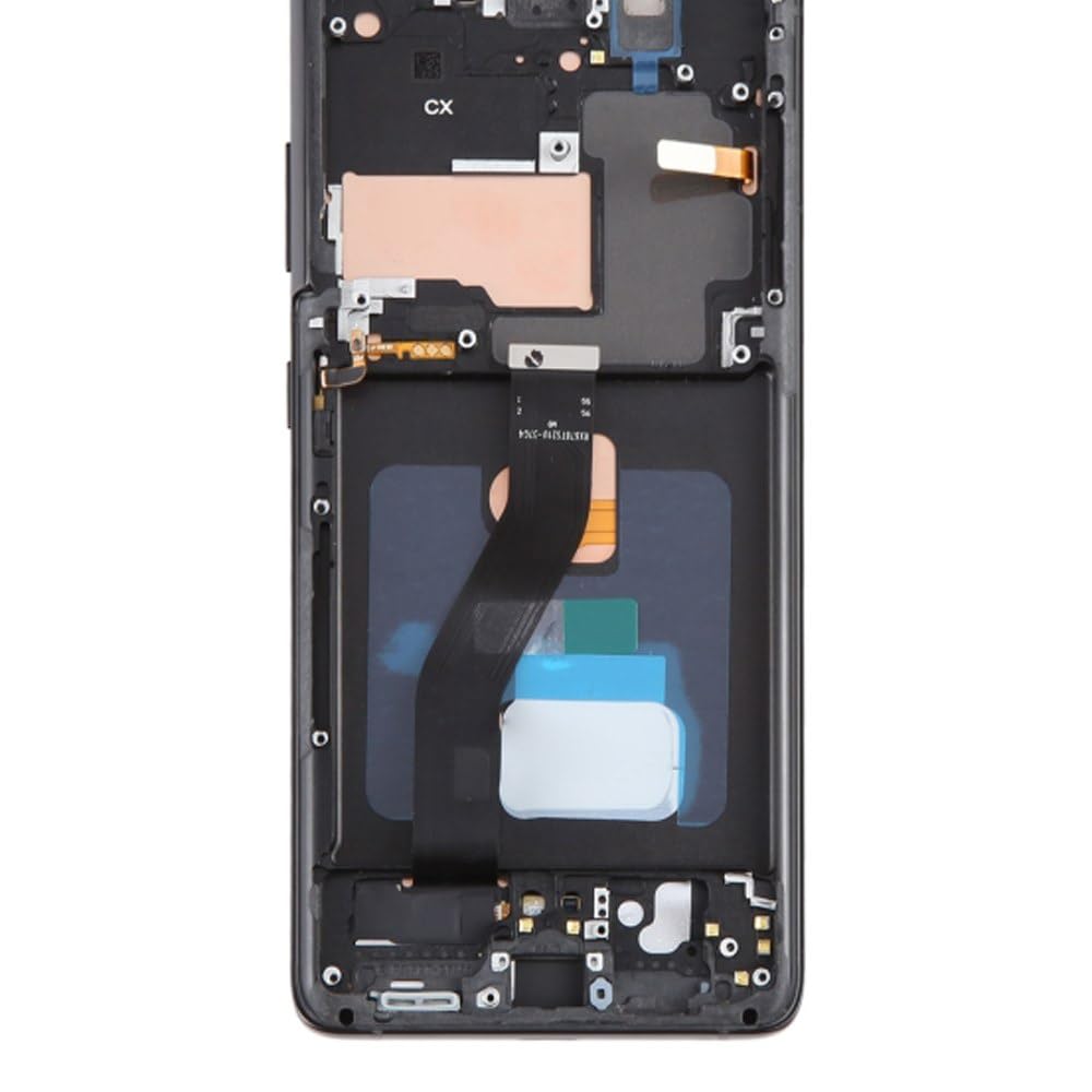 It'Go OLED HD (6.67 inch) Display per Samsung S21 Ultra G998 OLED LCD Schermo di Ricambio Touch Screen con Strumento Nero con Telaio di Alta qualità