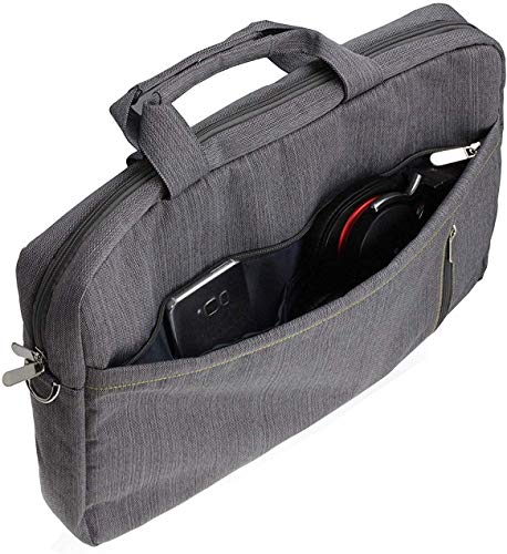 Navitech Grey Premium Messenger Bag - Compatible With Getac V1103