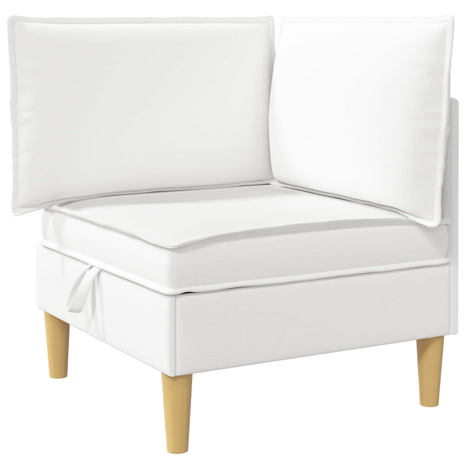 Tabouret de rangement rembourré polyvalent cadre en bois