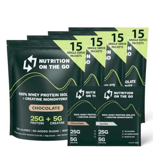 Travel-Friendly Whey Protein Isolate Packets