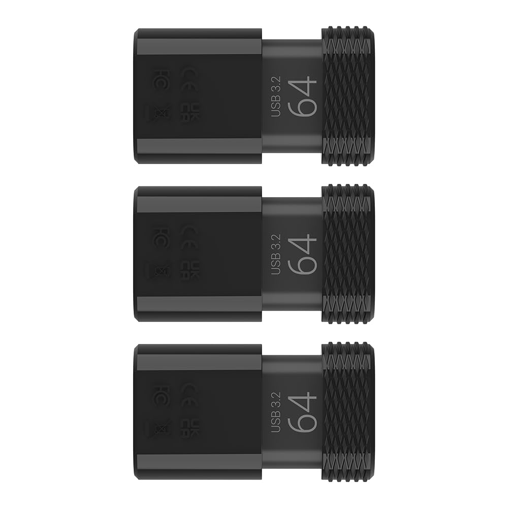 PNY Elite-X Fit 64GB Pack 3 Memoria USB USB-C 200MB/s