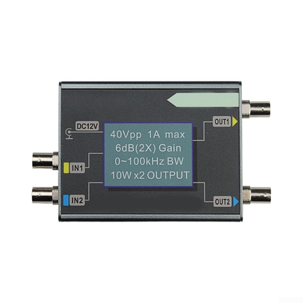 Alimentation double canal pour amplificateur 10 W 40 Vpp 100 kHz