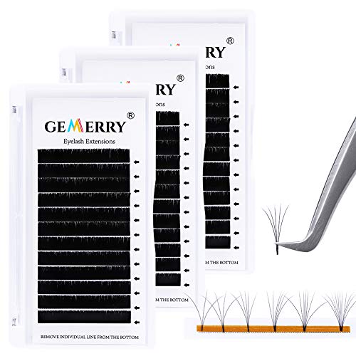 Extension cils volume russe GEMERRY faux cils 0.07 D 12 13 14 mm