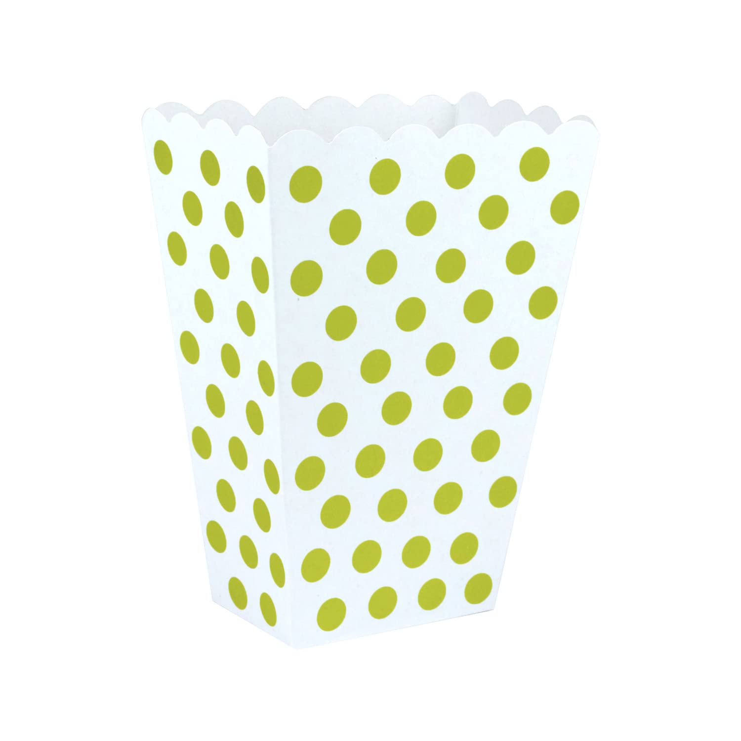 Hd Novelty Gold Polka Dot Retro Popcorn Boxes 10-Pack Small Red And White Containers For Film Night, Cinema, Birthday Parties, And Sleepovers (Gold Polka Dot)