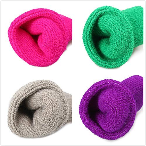 Mallofusa 12 Pairs Colorful Wrist Sweatbands Athletic Cotton Terry Cloth Wristbands for Gym Sports