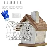 Addcean 2Pcs Bluebird House Protector Guards,Bird House Hole...