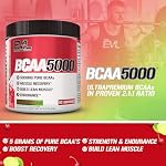 Evlution EVL BCAAs Amino Acids Powder - BCAA Powder Post Workout Recovery Drink and Stim Free Pre Workout Energy - 5g Branched Chain Amino Acids Supplement for Men - Cherry Limeade - Image 3