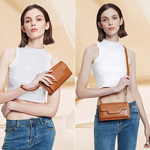 nuoku Crossbody Bags, Wristlet Wallets, Small Clutch Purses - Cell Phone & RFID Wallet for Women2