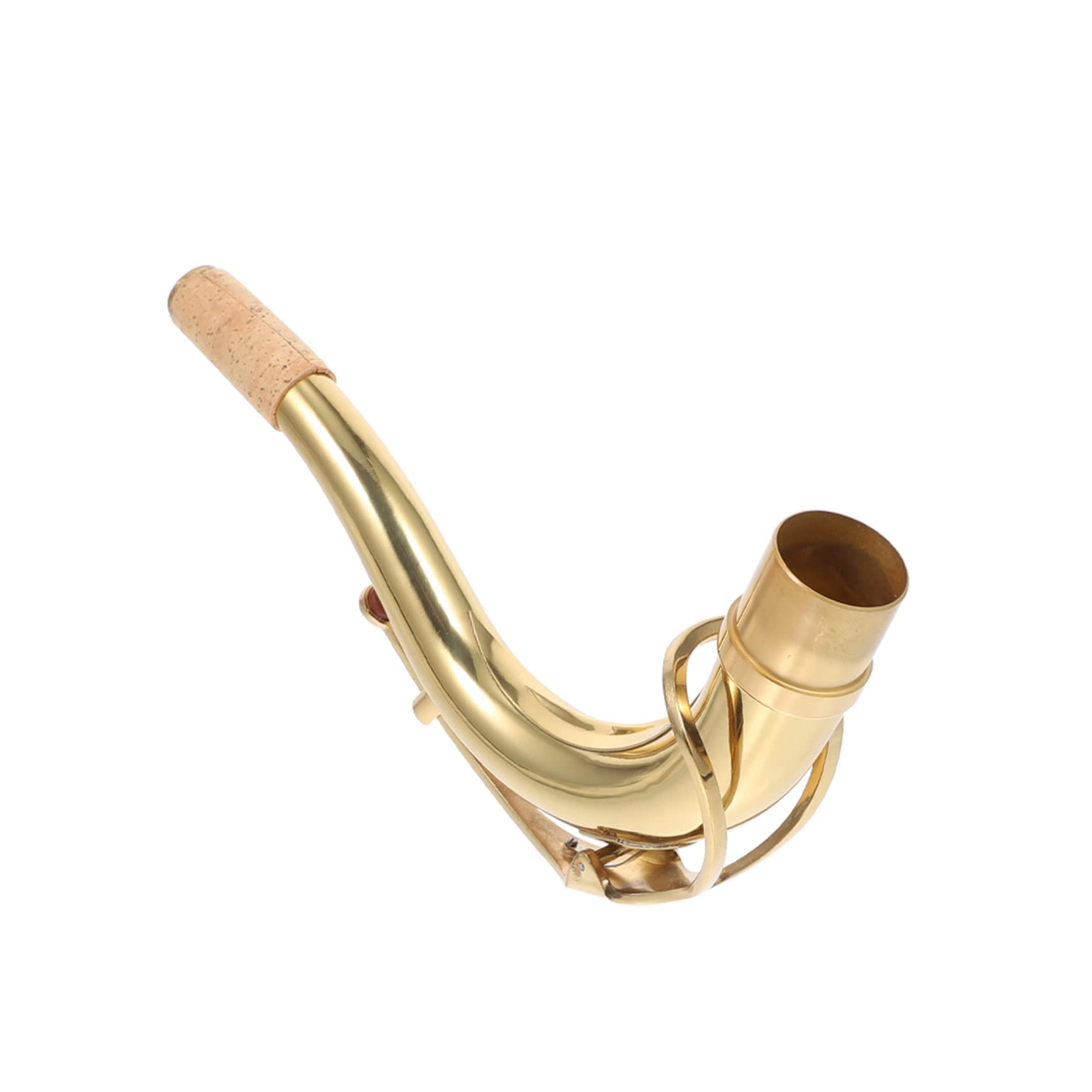 Parte per Sassofono in Ottone Oro, Gomito Curvo di Ricambio | Accessorio per Strumenti Musicali, Regolazione Facile, per Amatori e Professionisti
