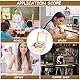 ALLOMN Rezeptbox aus Holz mit Karten, Rezeptorganisationsboxen aus Holz, leere Rezeptboxen mit 300 Stück, 3 x 5 Karten, Küchenrezepte, Kartenbox-Set für Mutter, Ehefrau, Kochen, Hochzeit, Jahrestag