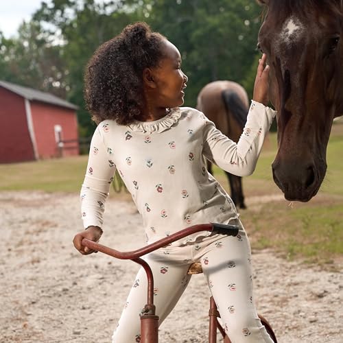 Image of Modern Moments by Gerber Baby Girls' Ruffle Collar Top and Flare Pant Set