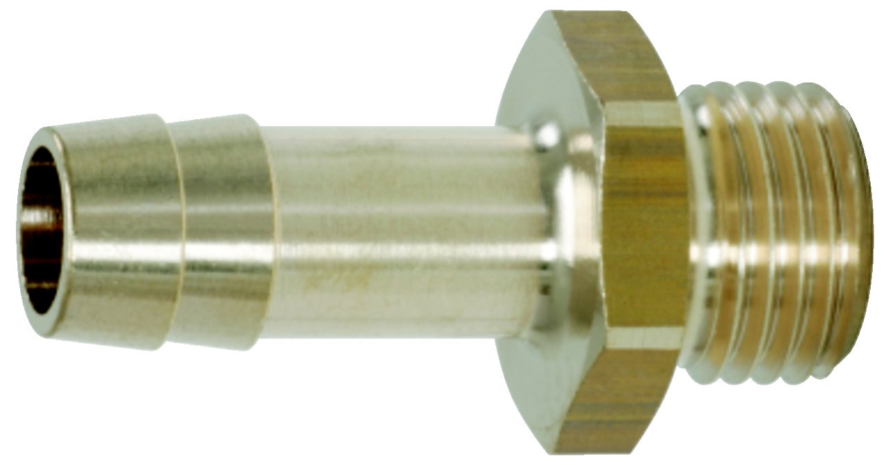 Threaded Nozzle with Male Thread, 0-35 Bar Connection G1/4, 6 mm, -20 °C to +100 °C, Clear, Klein
