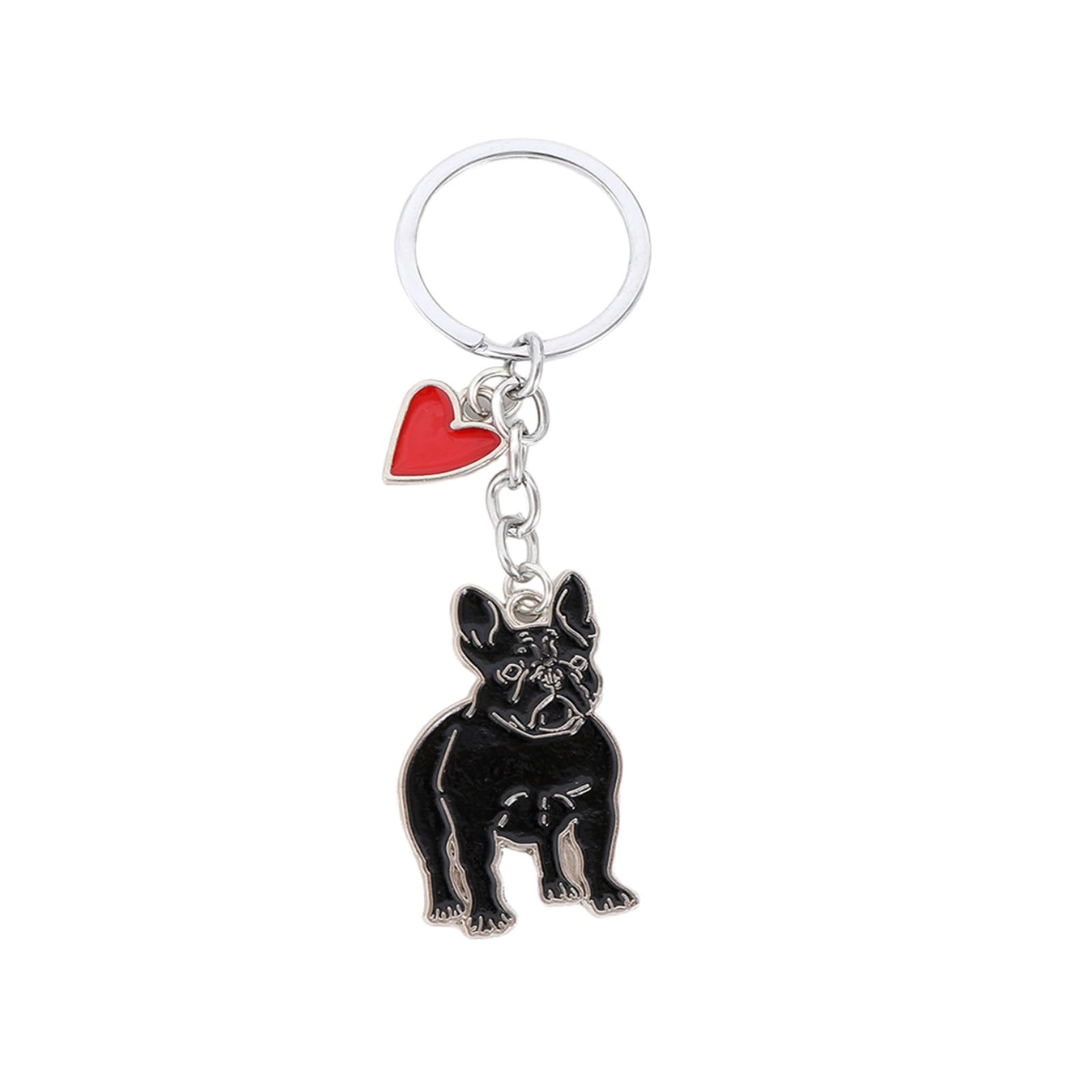 BT Bear Hunde-Schlüsselanhänger, niedlicher Metall-Schlüsselanhänger, Taschenanhänger