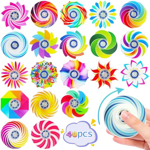 40 piezas de juguetes para ansiedad, suministros para fiestas, regalos de cumpleaños, bolsas de regalo para niños y adultos, juguetes sensoriales para ansiedad, TDAH, alivio del estrés, caja del
