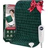 Heating Pad for Back Neck Shoulder Pain Relief and Period Cramps, Large Heating Pads for Women Legs Knee Feet Stomach and Hip with Timer, Machine Washable Heat Pad, Gifts for Women Mom Her Men Dad Him