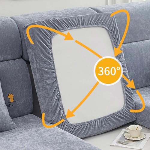 Housse de canapé XL anthracite protection totale imperméable canapé d'angle