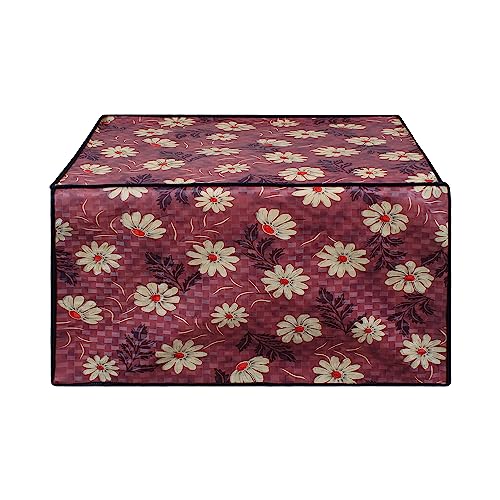 Image of DREAM KING Stylish Design & Printed Microwave Oven Cover Full Closure |waterproof & Dustproof Oven Cover Suitable for All Models - Multicolour SA18