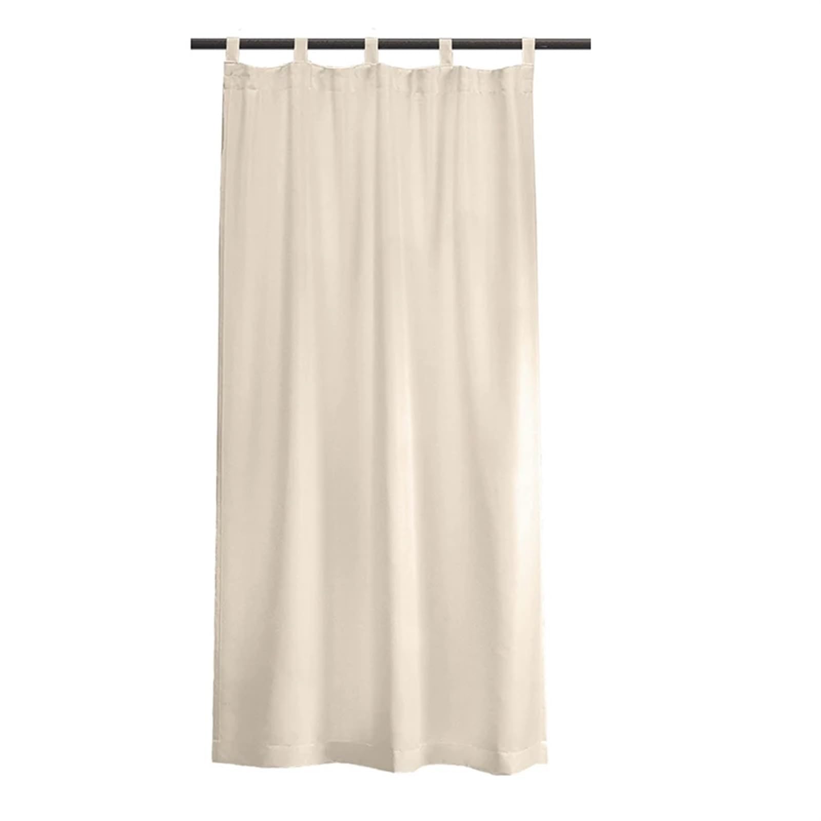 Zymjzbetic Pergola Curtain Patio Outdoor Waterproof Curtains Thick Blackout(Beige,ONE PANEL_132X213CM)