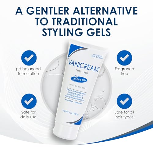 Vanicream Hair Gel, Styling Gel with Firm Hold & Non-Greasy Finish, 7 Oz - image 3