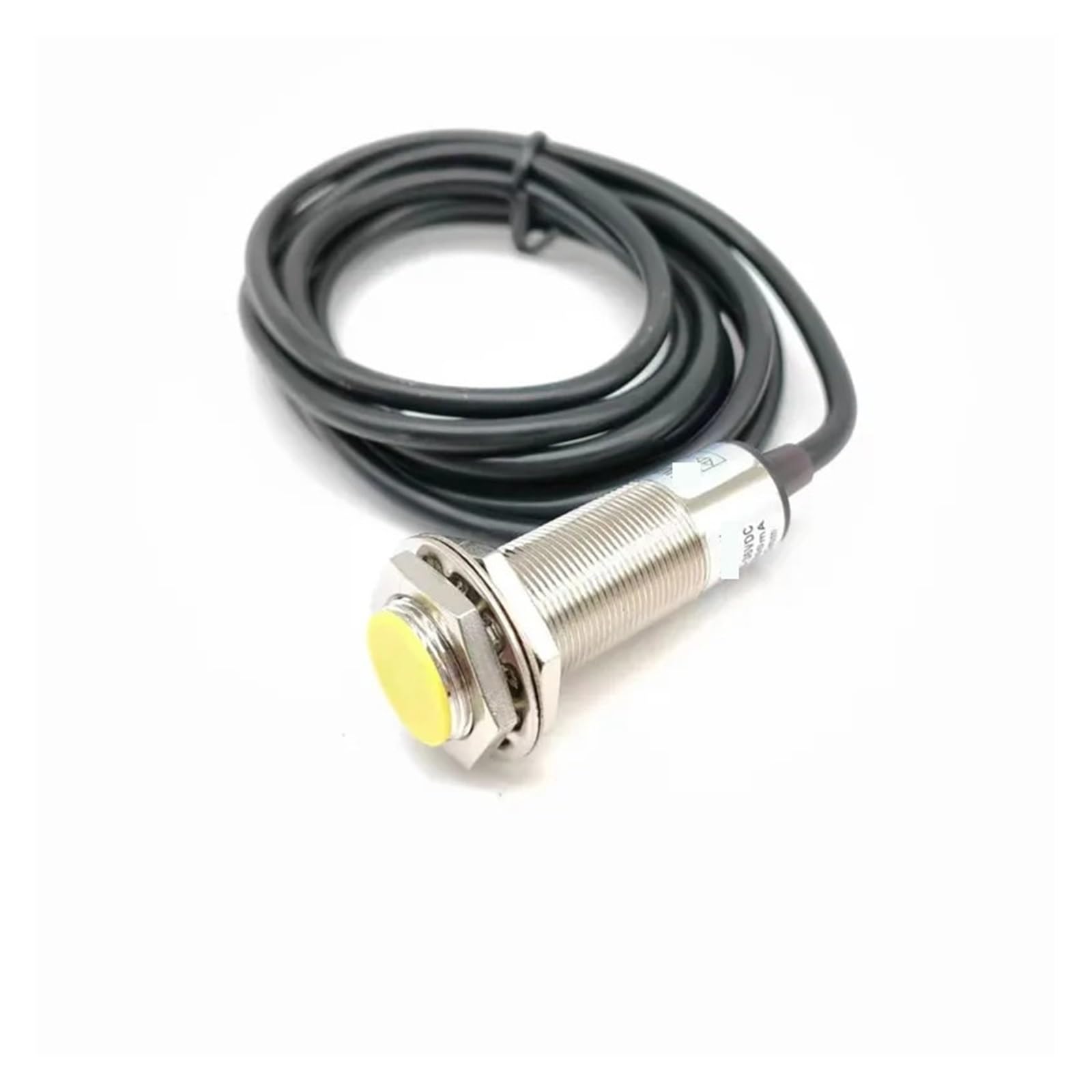 Cylindryczny czujnik zbliżeniowy NPN M18 z wbudowanym metalowym przełącznikiem, NA/NC, NA+NC, DC, kabel 3/4", czujnik odległości 5 mm (NPN NONC)