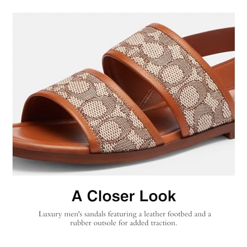 Coach Men's Julian Signature Two Strap Sandal4